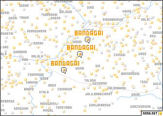 map of Bandagai