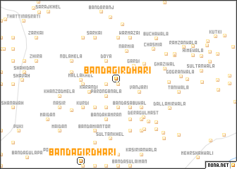 map of Bānda Girdhāri