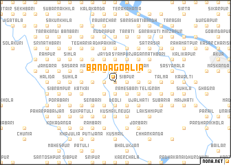 map of Banda Goālia