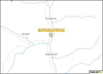 map of Banda Grande