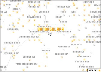 map of Bānda Gulāpa