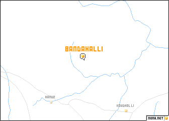 map of Bandahalli