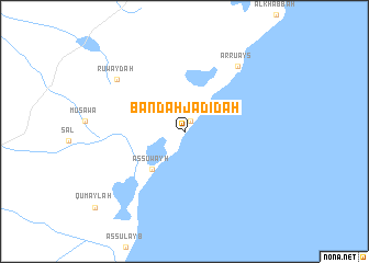 map of Bandah Jadīdah