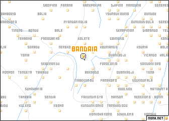 map of Bandaia