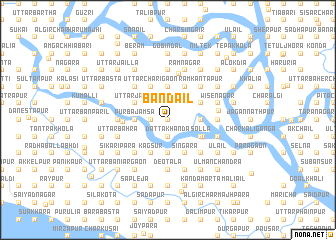 map of Bāndāil