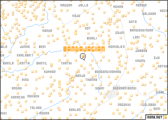 map of Bānda Jāgiān