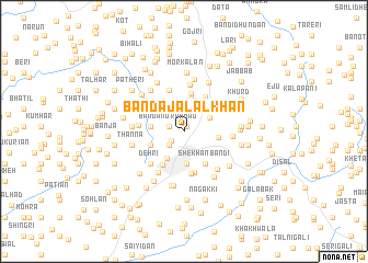 map of Bānda Jalāl Khān