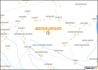 map of Bānda Jandar