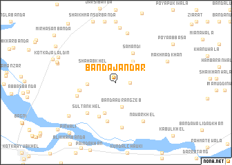 map of Bānda Jandar