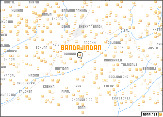 map of Bānda Jindān