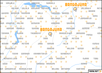 map of Bandajuma