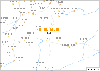 map of Bandajuma