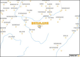 map of Bandajuma