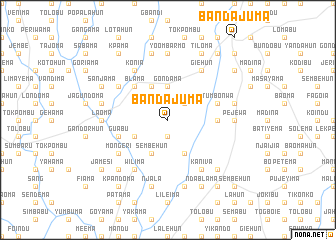 map of Bandajuma