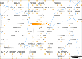 map of Bandajuma