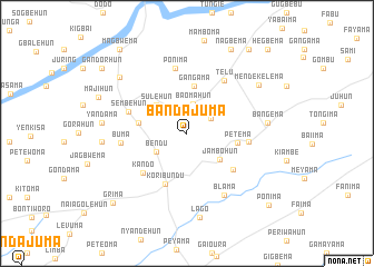 map of Bandajuma