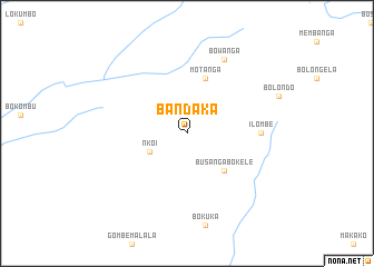 map of Bandaka