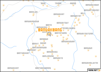 map of Ban Dakbang