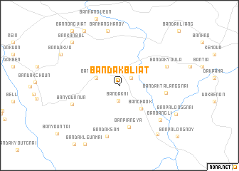 map of Ban Dakbliat