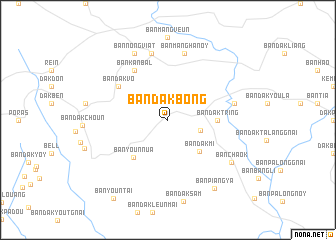 map of Ban Dakbong