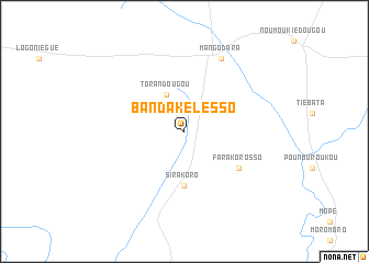 map of Bandakélesso