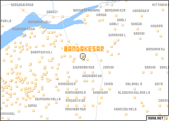 map of Bānda Kesar