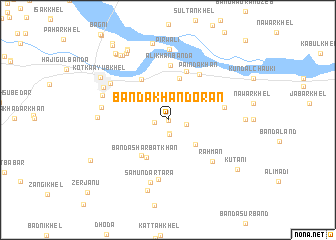 map of Bānda Khāndorān