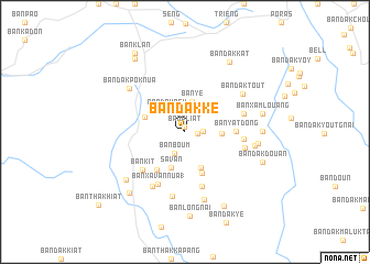 map of Ban Dakkè