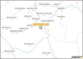 map of Ban Dakké