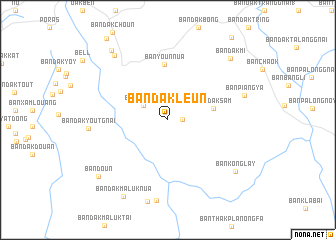 map of Ban Dakleun