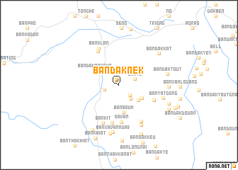 map of Ban Daknék