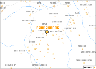 map of Ban Daknong