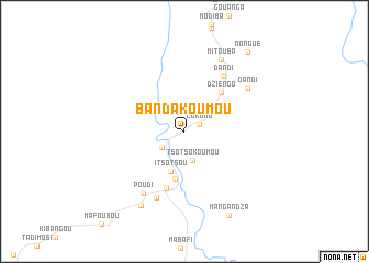 map of Bandakoumou