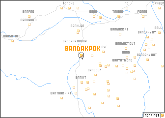 map of Ban Dakpok