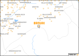 map of Bandak