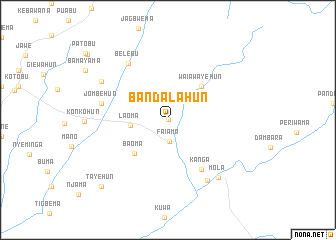 map of Bandalahun