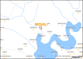 map of Bandali