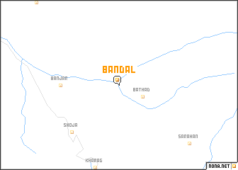 map of Bandal