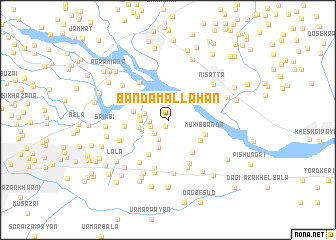 map of Bānda Mallāhān