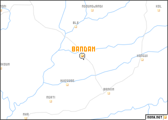 map of Bandam