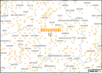 map of Bānda Nabi