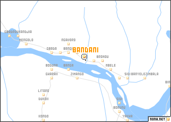 map of Bandani