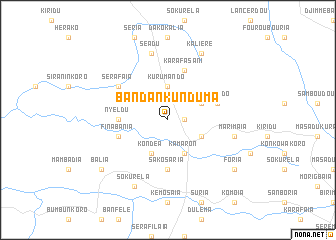 map of Bandankunduma