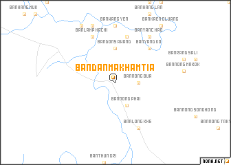 map of Ban Dan Makham Tia