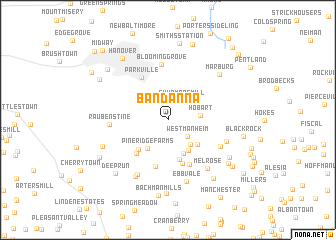 map of Bandanna