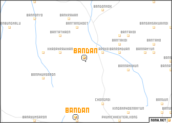 map of Ban Dan