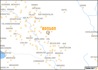 map of Bandān