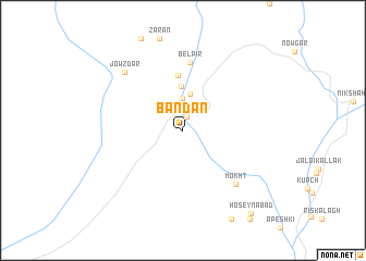 map of Bandān