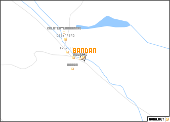 map of Bandān