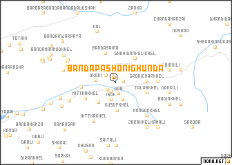 map of Bānda Pashoni Ghunda